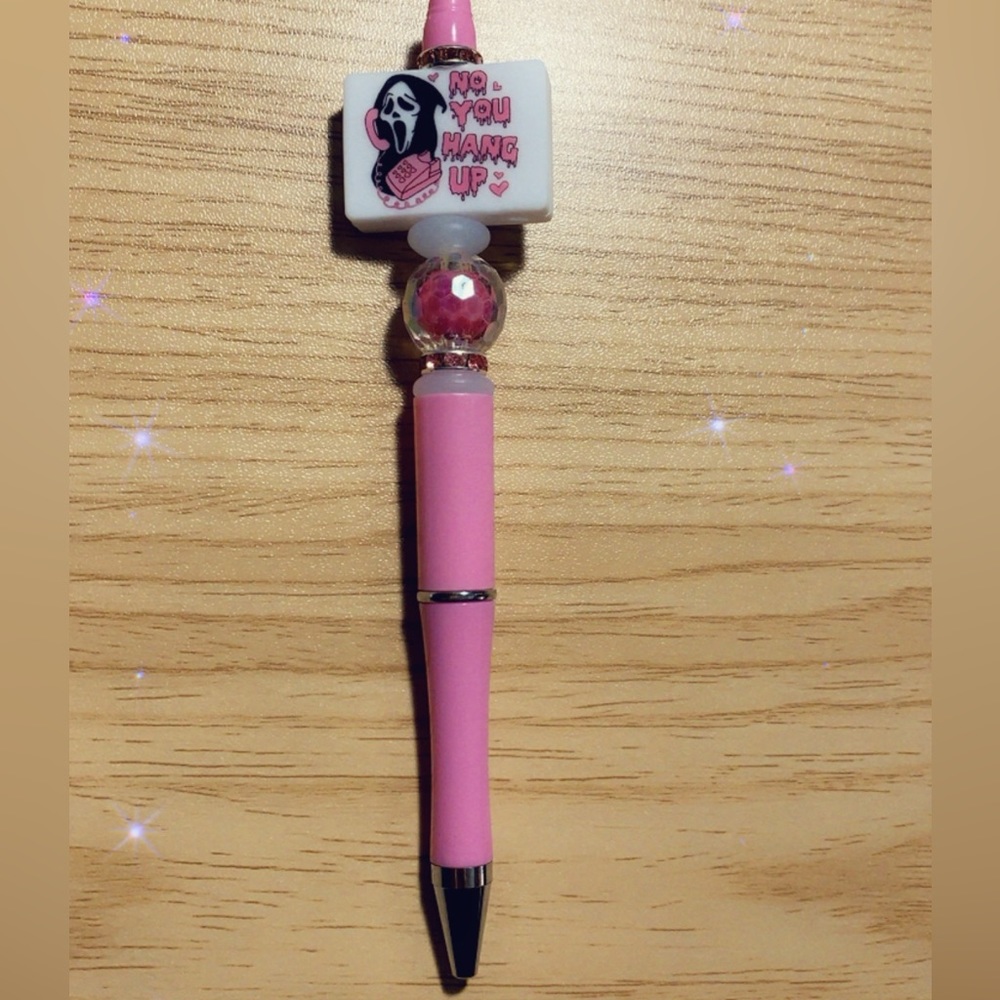 NO YOU HANG UP FOCAL BEAD PEN